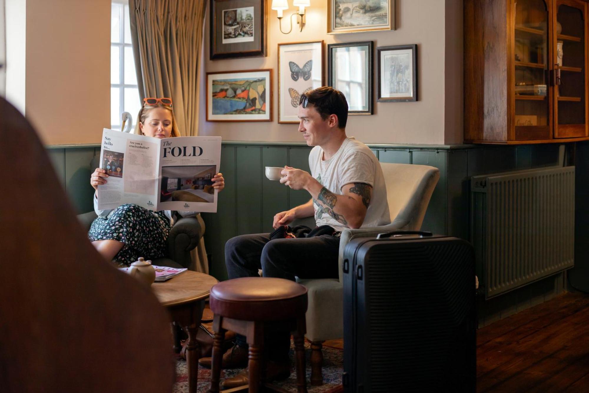 The Lamb Inn Hindon Exterior foto